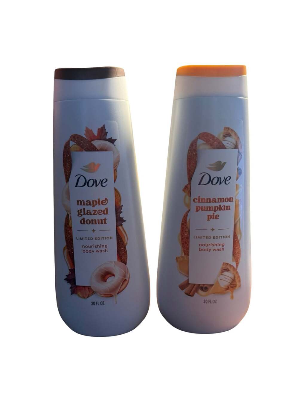 Dove Holiday Treats Limited Body Wash: Maple Glazed Donut & Cinnamon Pumpkin Pie